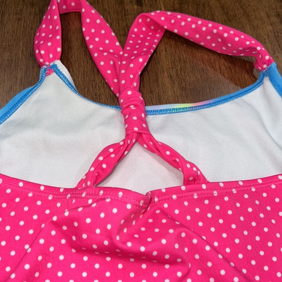 Justice girl Two piece tankini size 14 - Picture 7 of 7